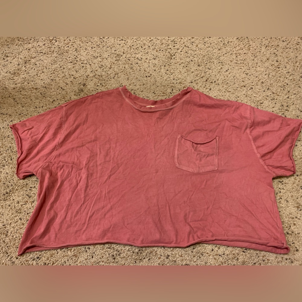 We the free cropped tee